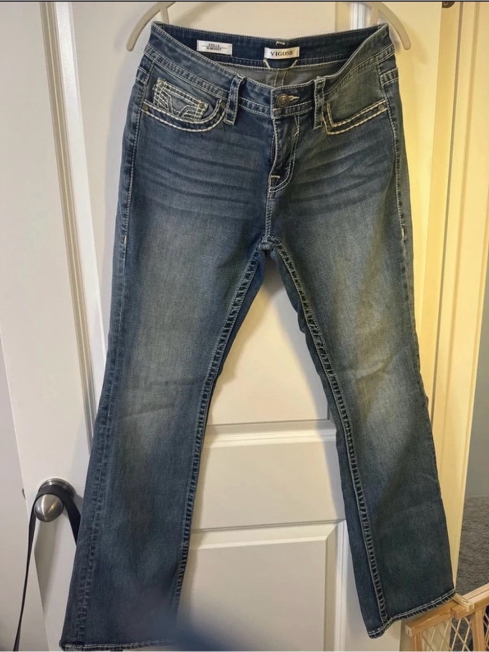 Vigoss Women's Medium Blue Bootcut Jeans